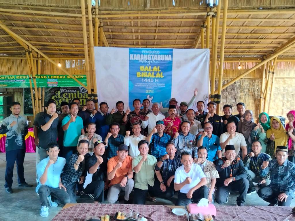 Pererat Silaturahmi, Dinsos Bersama Karang Taruna Kabupaten Magetan Menggelar Halal Bihalal