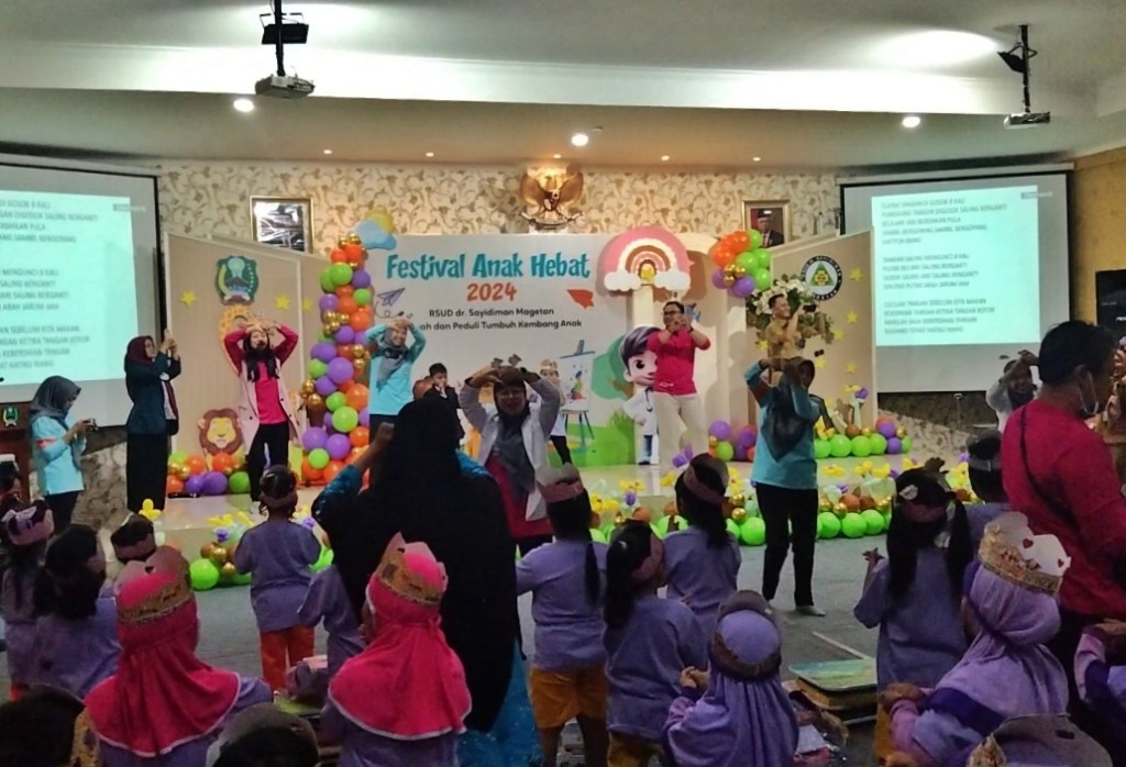 Festival Anak Hebat 2024, RSUD dr Sayidiman Ajak Ratusan Anak Mengenal Rumah&nbsp;Sakit