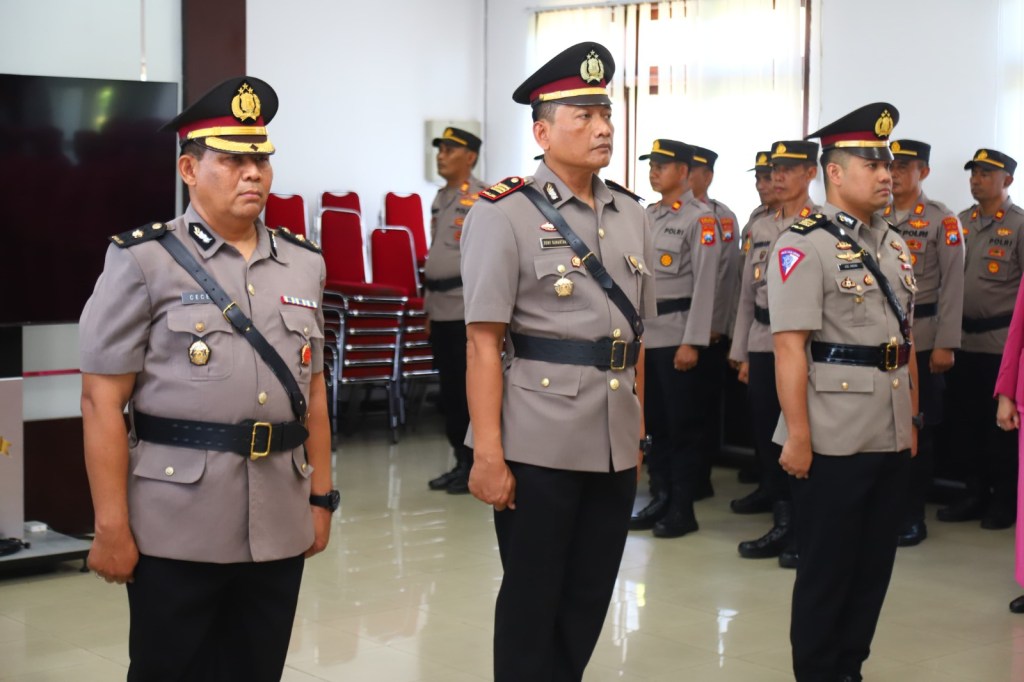Kabag SDM, Kasat Lantas dan Kasat Intelkam Polres Magetan Resmi&nbsp;Berganti
