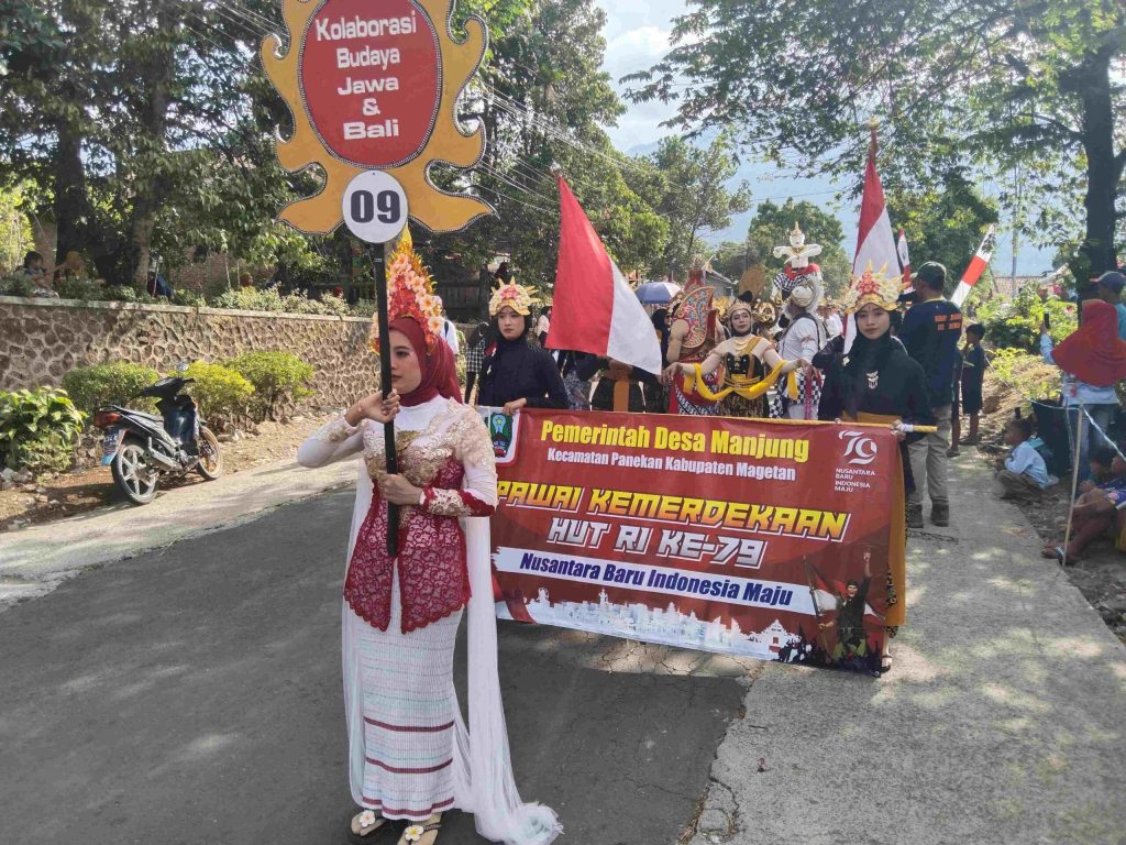Kemeriahan Pawai Kemerdekaan HUT RI Ke 79, Hibur Masyarakat Kecamatan&nbsp;Panekan