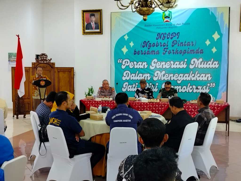 Ngobrol Pintar Bersama Forkopimda, Pemkab Magetan Ajak Pemuda Ikut Sukseskan Pilkada 2024