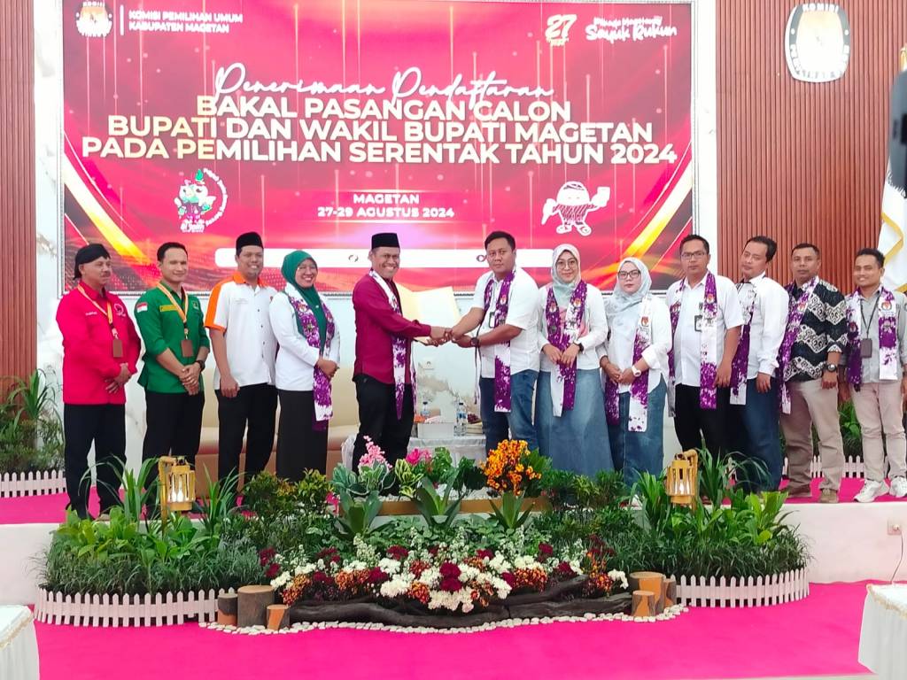 Pasangan Calon JADI (Jatno dan Ida) Resmi Mendaftar ke KPU&nbsp;Magetan
