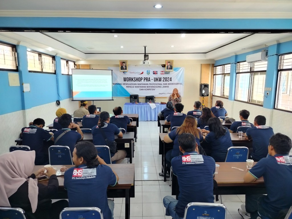 Tingkatkan Kompetensi Awak Media, PWMOI Magetan Adakan Workshop Pra-UKW 2024