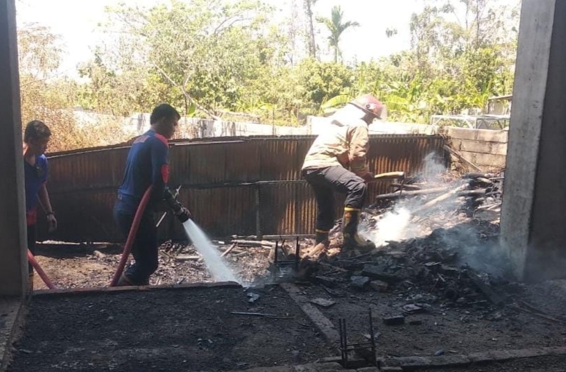 Kebakaran Terjadi Lagi di Magetan, Kali Ini Menimpa Gudang Pembangunan Masjid