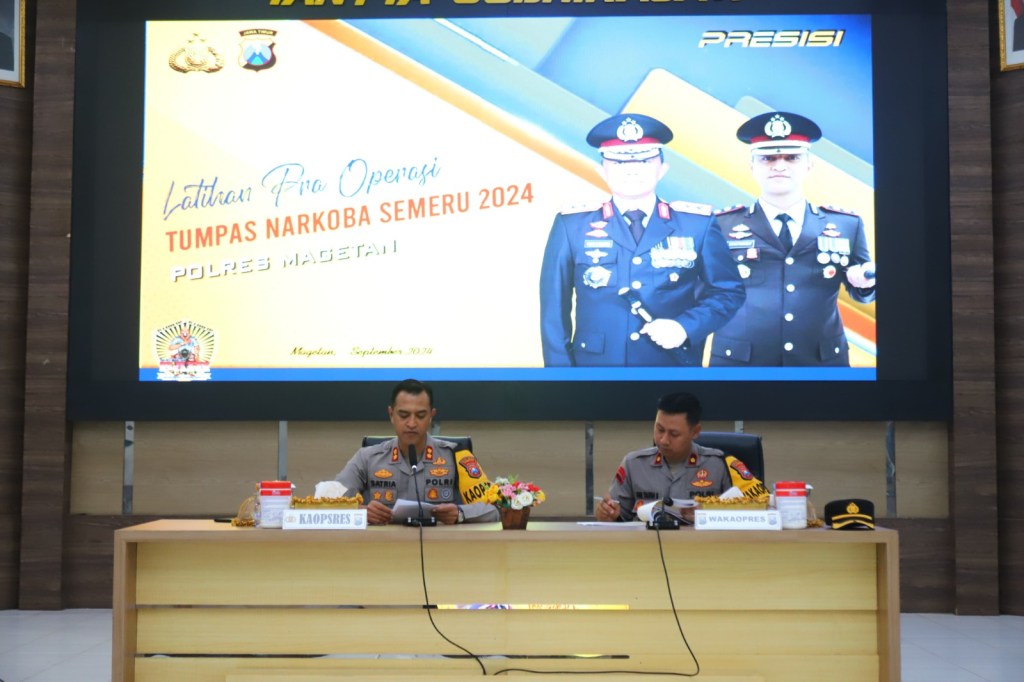 Mulai Hari Ini, Polres Magetan Gelar Operasi Tumpas Narkoba Semeru 2024
