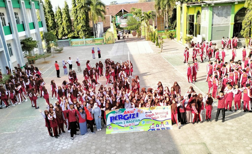 Aksi Bergizi MAN 3 Magetan Beraksi untuk Cegah Stunting Sejak Dini