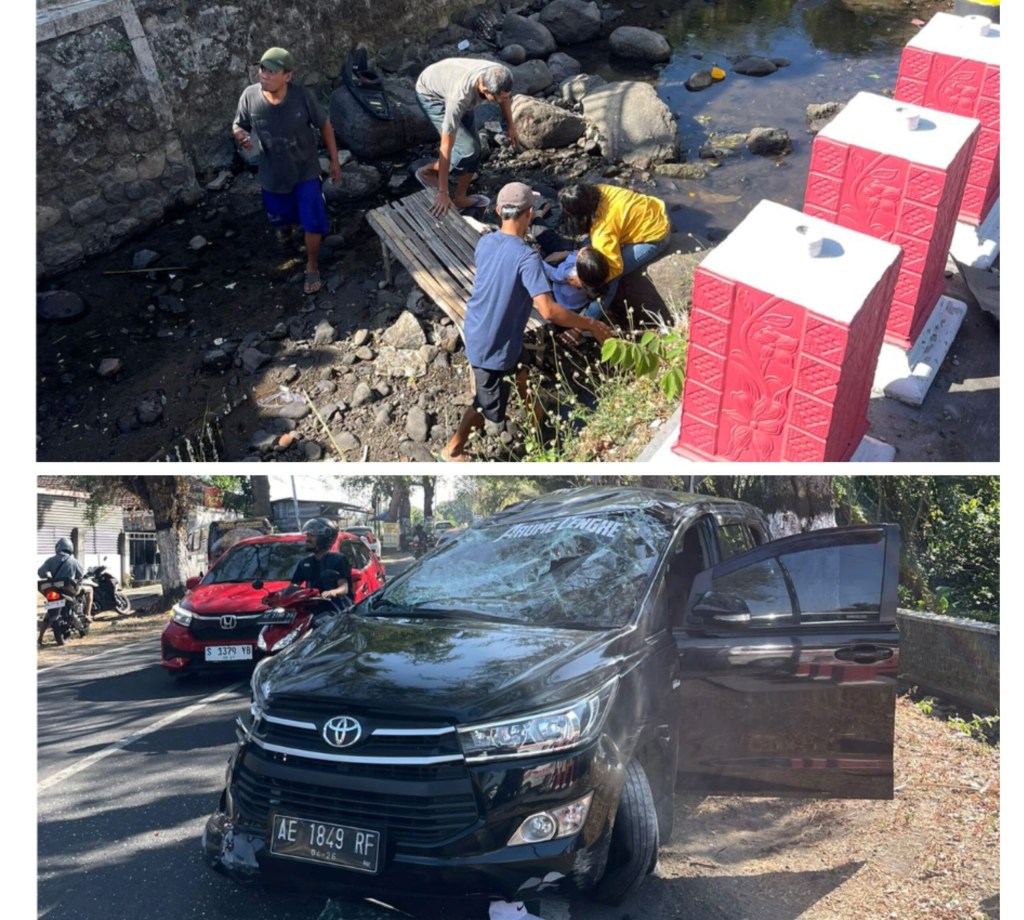 Innova Reborn Tabrak Vario, Dua Orang Luka Ringan