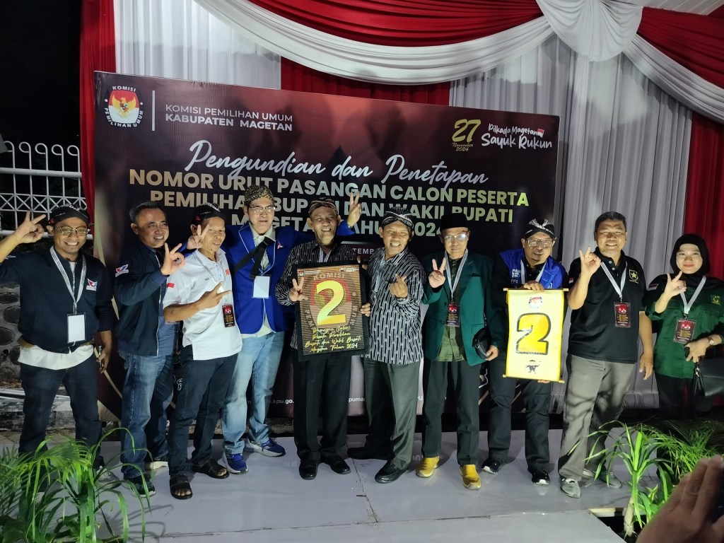 Pasangan HEBAT Mendapat Nomor Urut 2, Siap Jalani Kontestasi Pilkada dengan Damai
